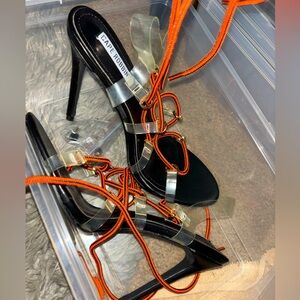 Lace up String Heels